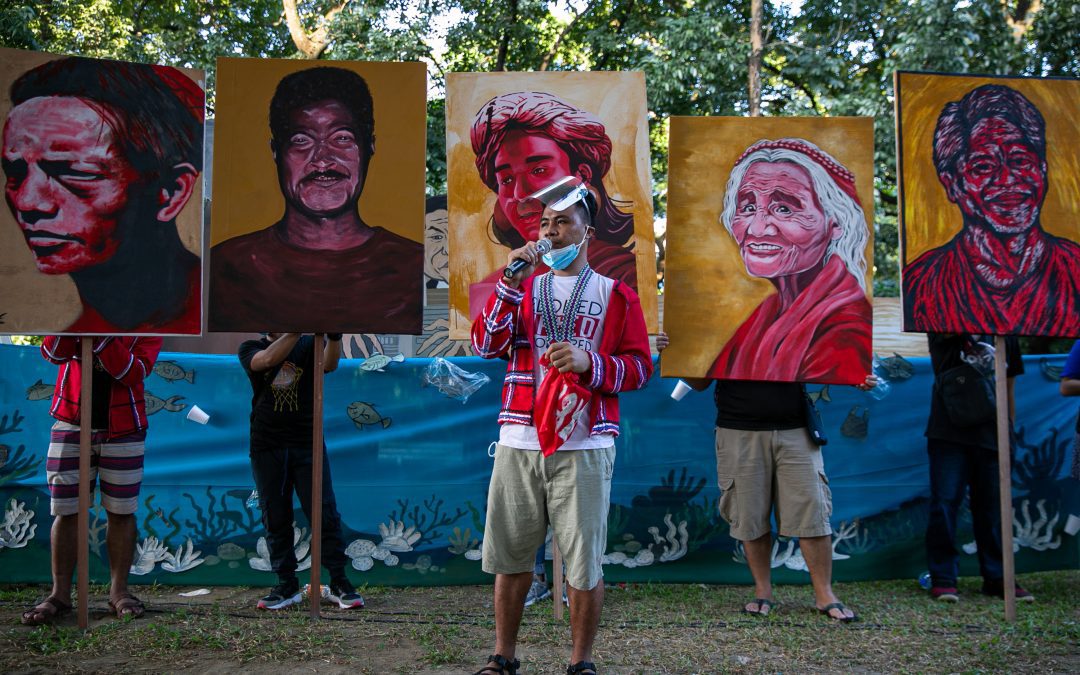 Groups showcase portraits of environmental heroes and martyrs