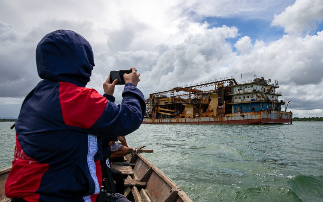 Troubled waters: Residents accuse contractors of using dredging project to mine black sand