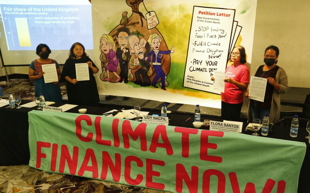 Asian activists call for increase of climate finance