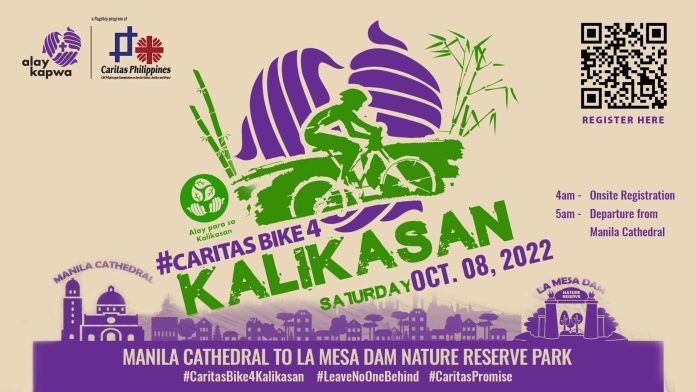 Caritas Philippines to hold ‘Bike for Kalikasan’ from Manila Cathedral to La Mesa Dam