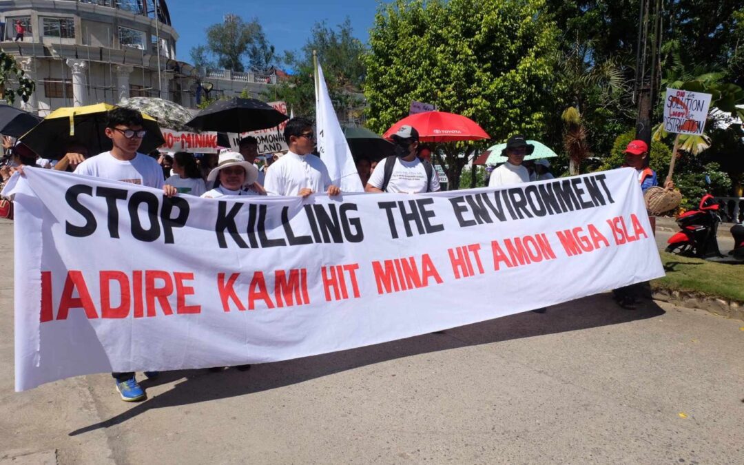 Eastern Samar residents march against mining