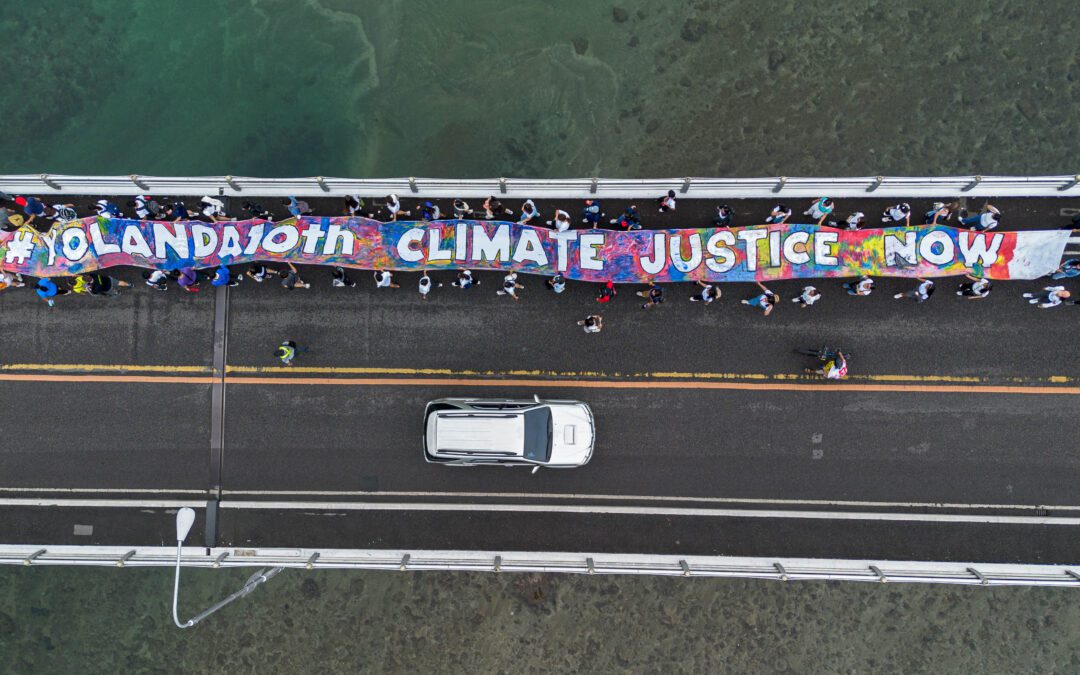 IN PHOTOS: Filipino climate activists mark 10th year of deadly typhoon 