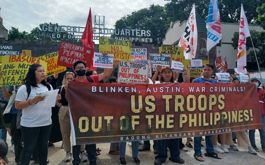 Philippine groups slam US officials’ visit as threat to sovereignty and environment