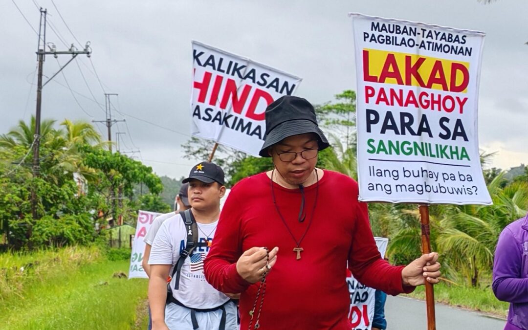Philippine communities march against coal, ‘destructive RE’ projects amid rising climate threats